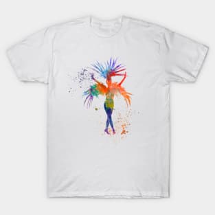 Watercolor cabaret carnival dancer T-Shirt
